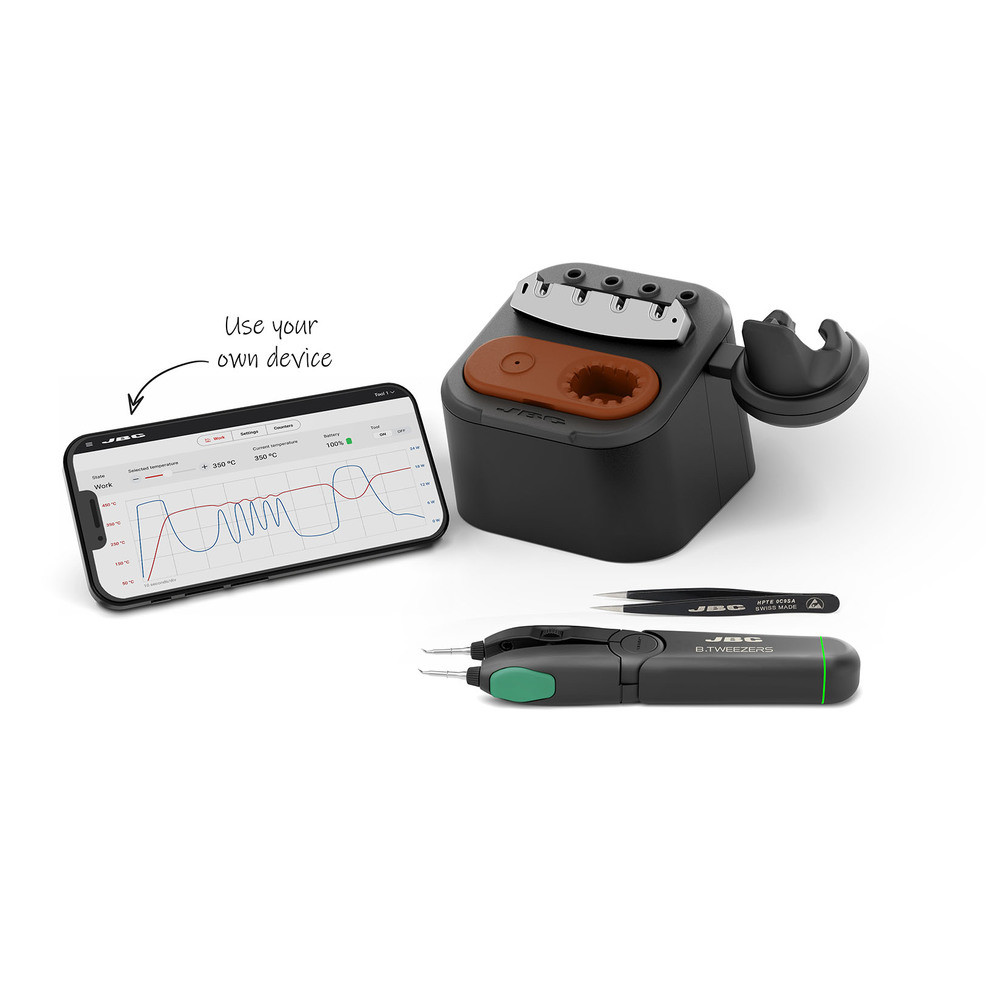 Präzisions-Station B.IRON TWEEZERS, mit Handstück, inklusive Tablet