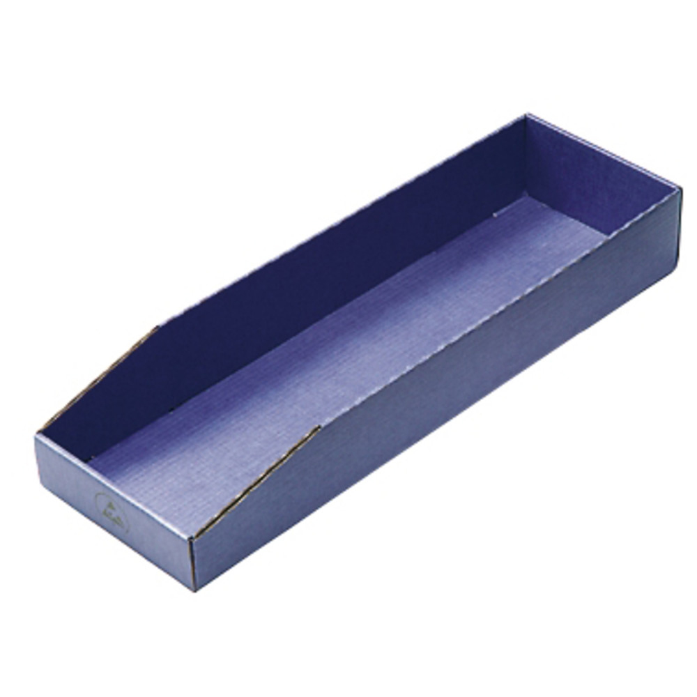 Warmbier IC-Stangenbehälter aus Safeshield, ESD, 630 x 195 x 95 mm