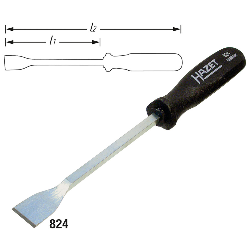 Flachschaber 824 - Flachprofil - Gesamtlänge: 270 mm