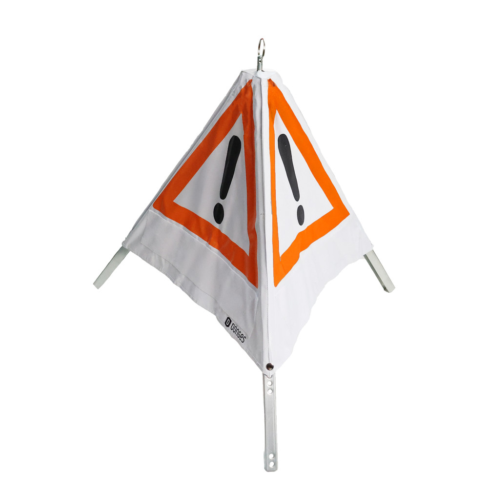 Klett-Faltsignal, 700 mm, Tagesleuchtfarbe, ohne