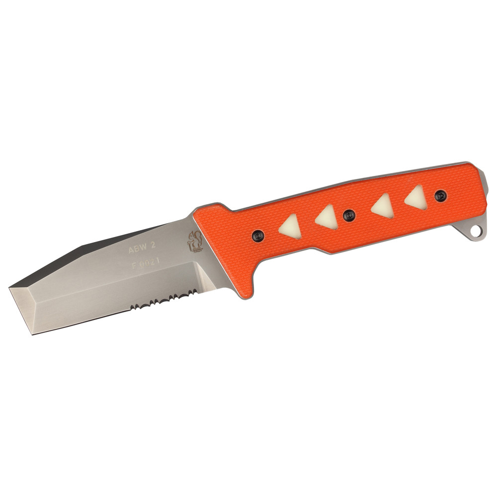 Rettungsmesser ABW- II, mit Welle, orange
