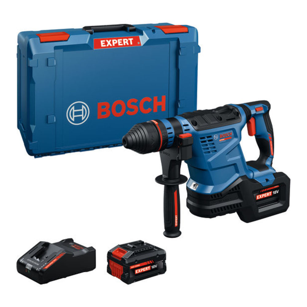 Akku-Bohrhammer mit SDS plus EXBH18V-32F, 2 x EXBA18V-80, XL-BOXX