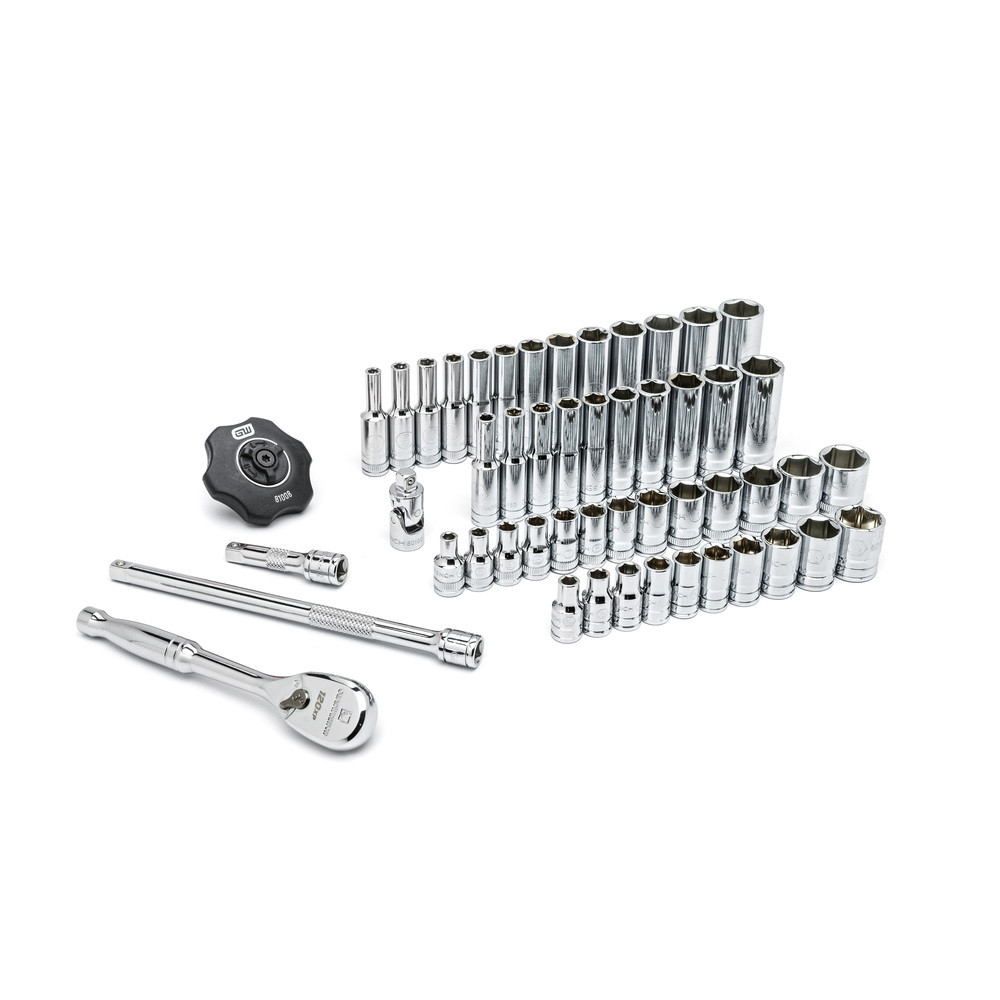 1/4" Steckschlüssel Satz 120XP, SAE/metrisch, 51-tlg.