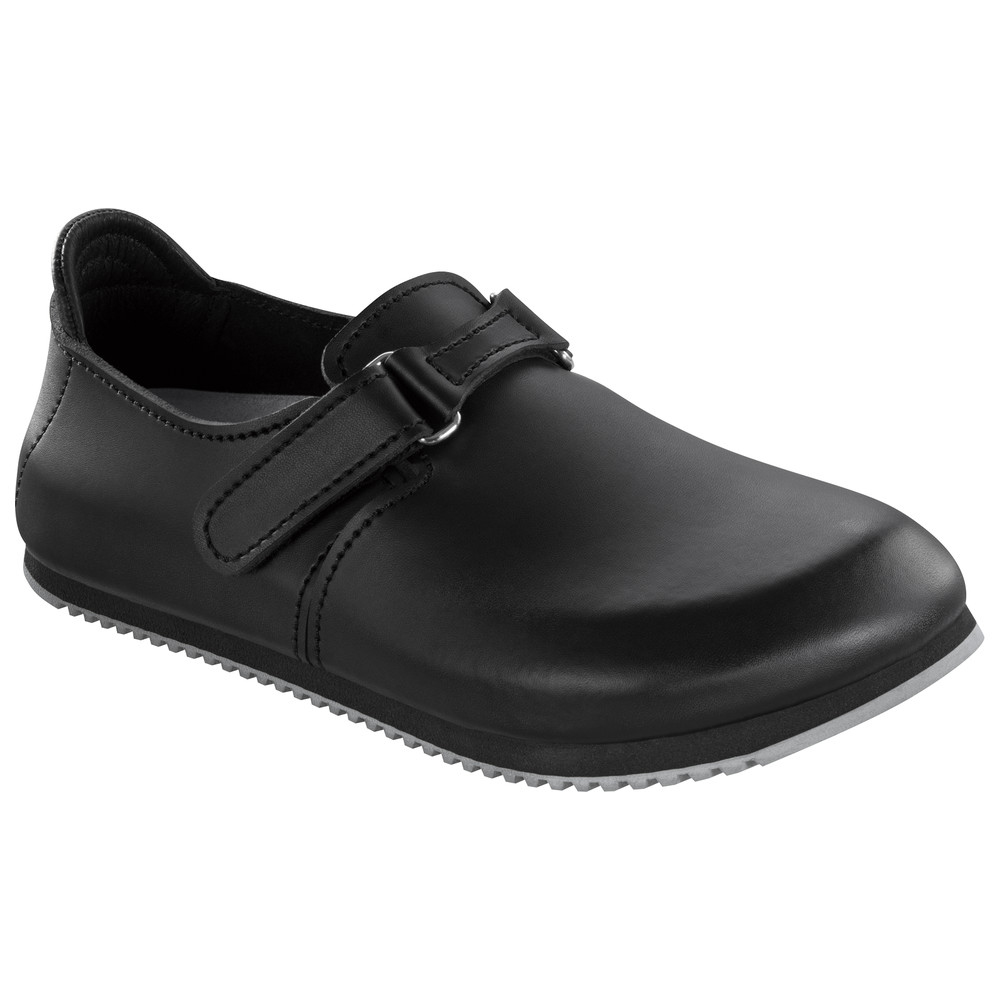 Clog Linz Superlauf, Naturleder, schwarz, normal, Größe 36