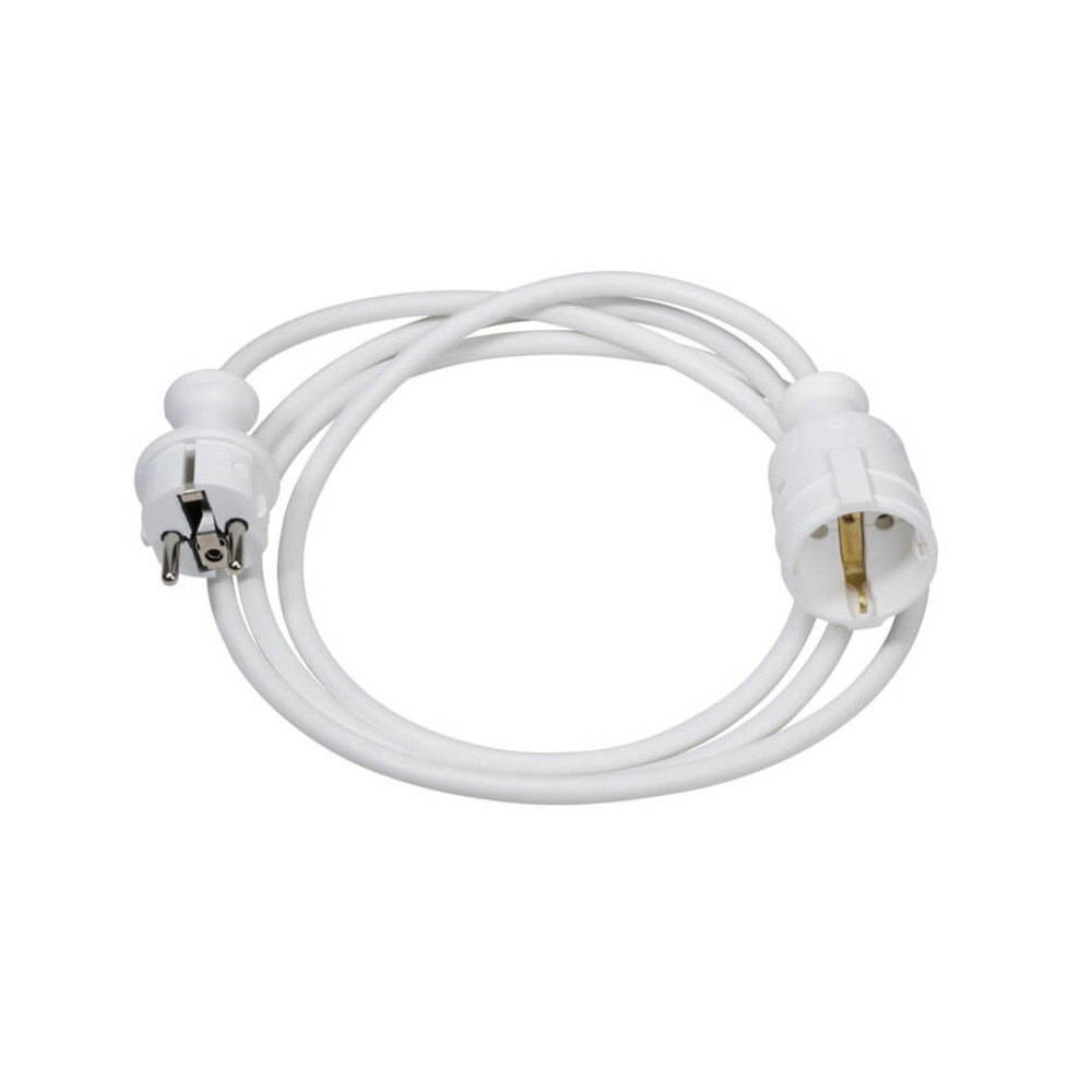 Verlängerungskabel mit Schutzkontaktstecker, 10 m, weiß
