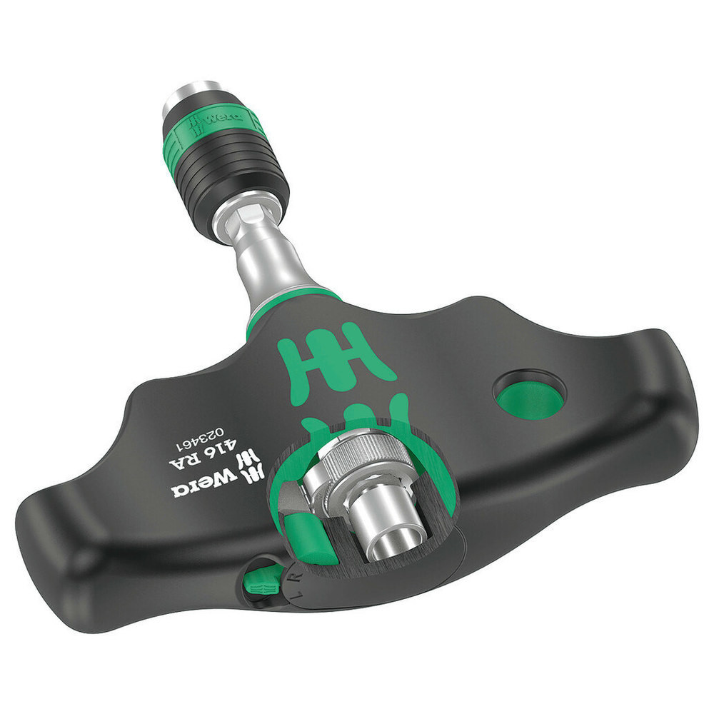Ratschen-Quergriff 1/4" Bitaufnahme Wera