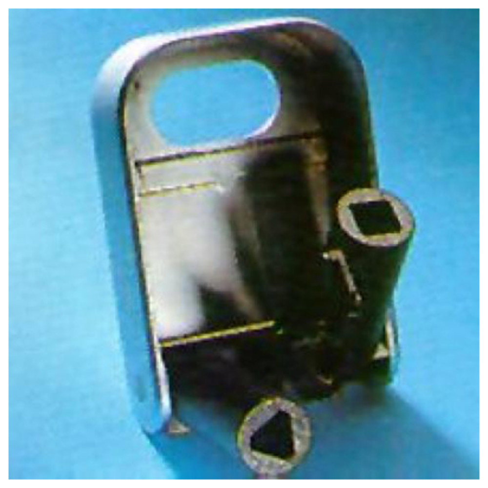 Schaltschrankschlüssel, Doppelbart Nr. 5, Dreikant 8 mm, Vierkant 8 mm