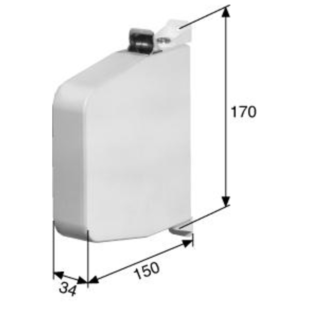 PIVO Aufschraub-Gurtwickler 120502 weiß