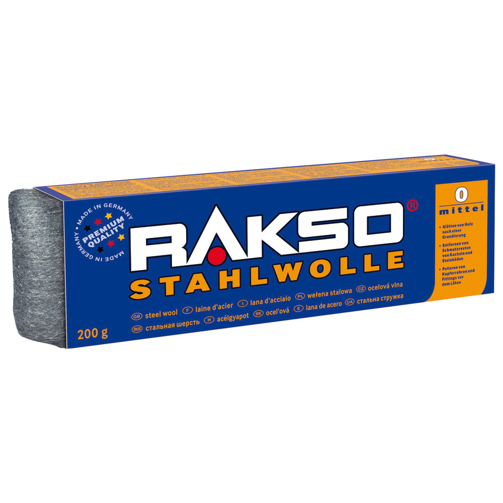 Stahlwolle Gr. 0 mittel, EK 200 g