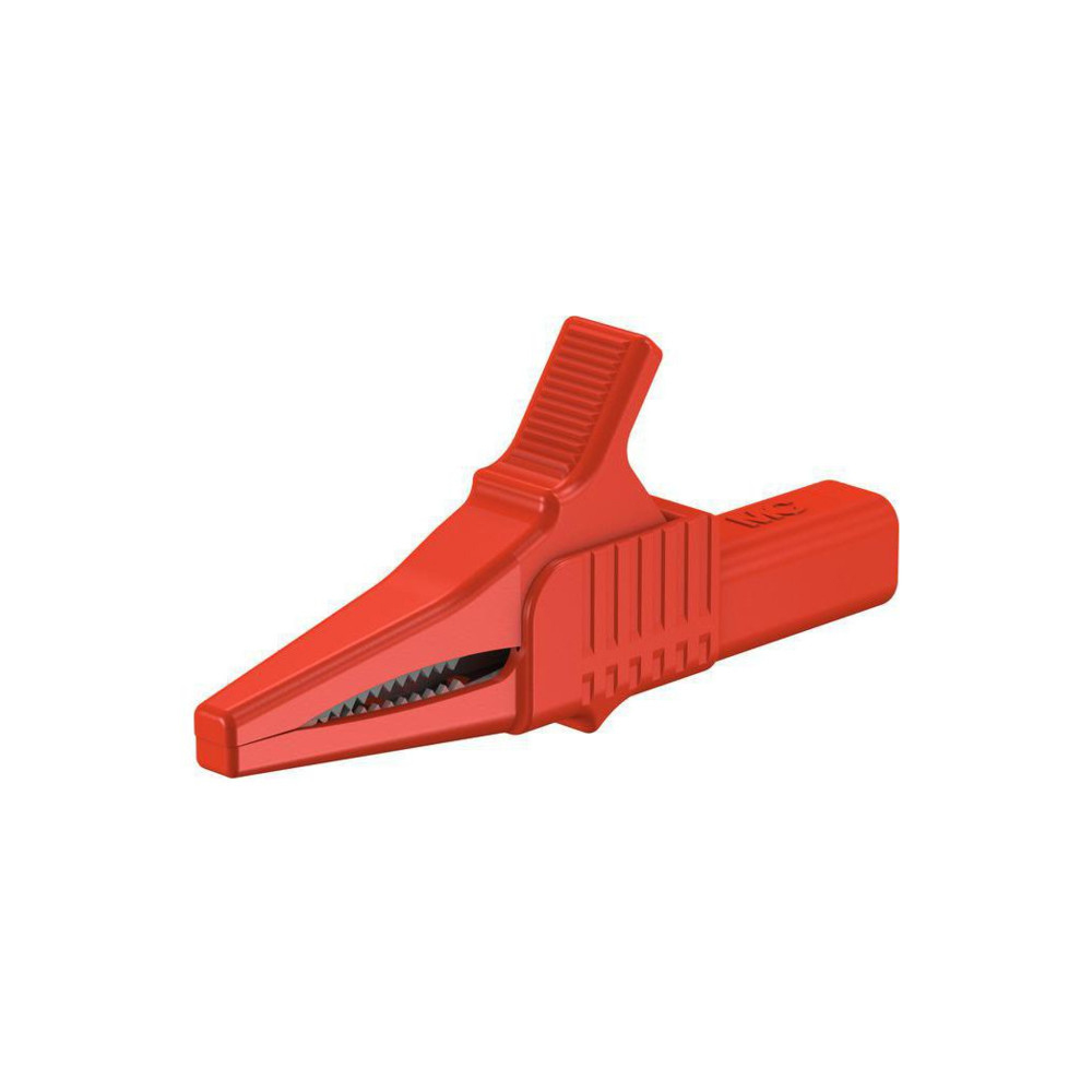 Sicherheits-Abgreifklemme CAT II, 1000 V, 4 mm, rot
