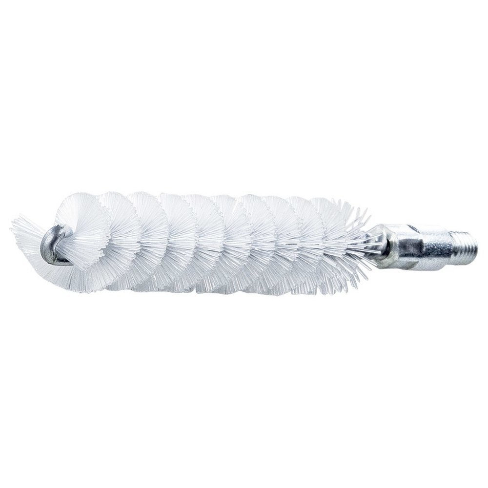 Rohrbürste m. Gewinde M6 Ø12mm, Nylon glatt 0,15mm Lessmann
