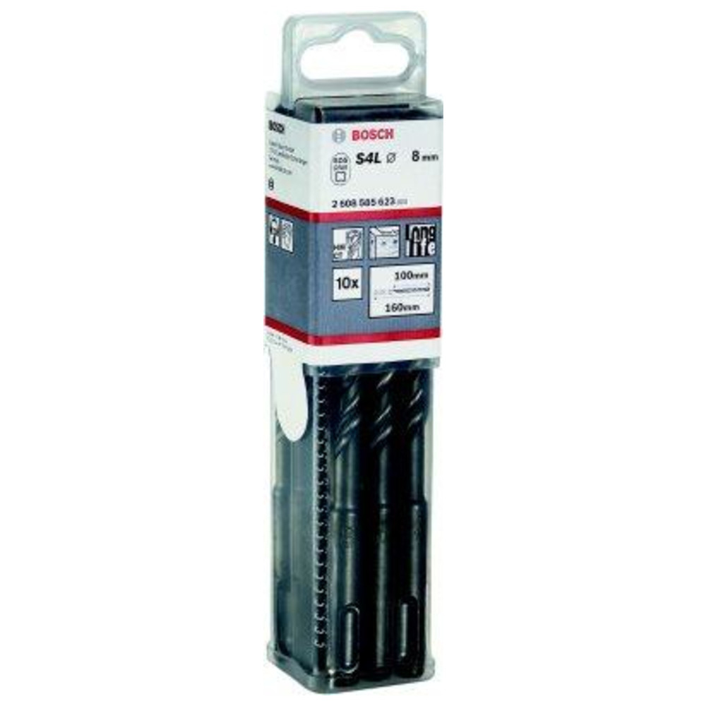 SDSplus Bohrer plus-5 8,0 x 100/160 mm a 10 Stck