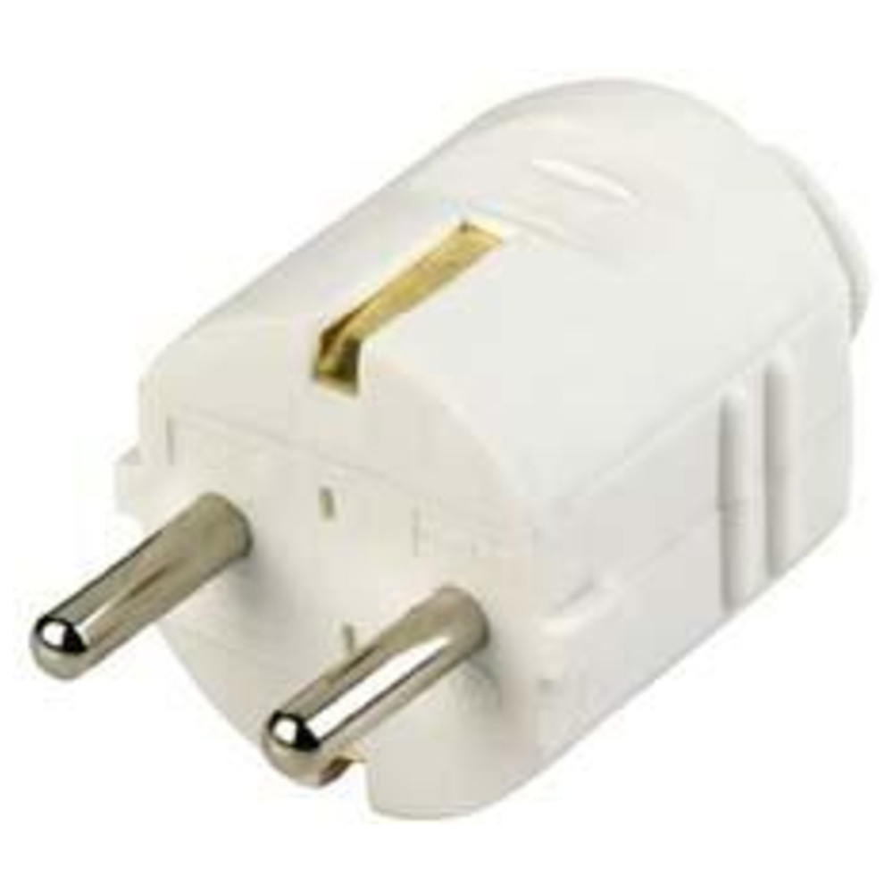 Stecker, weiss