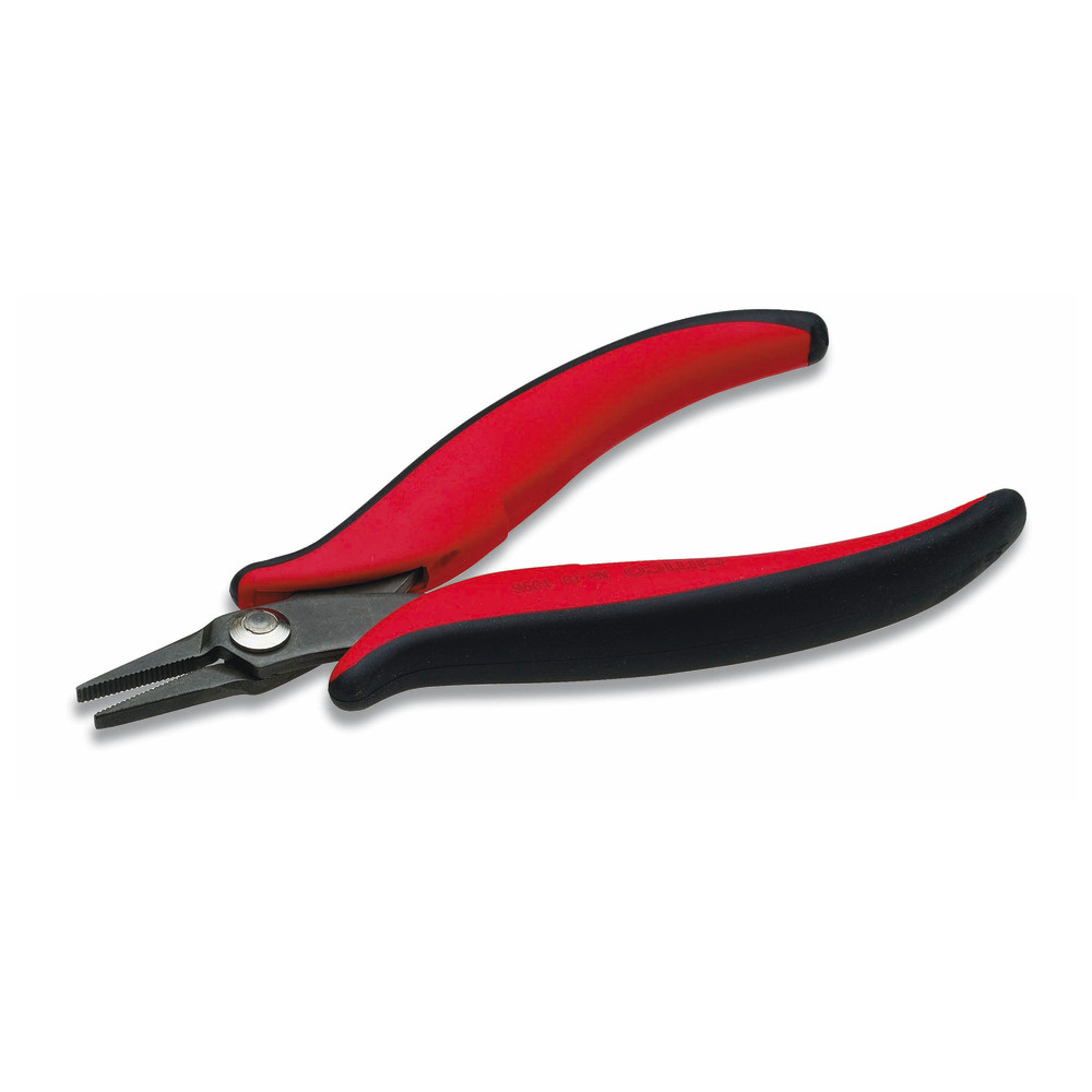Flachzange gerade, gezahnt 3 mm breit, Länge 140 mm