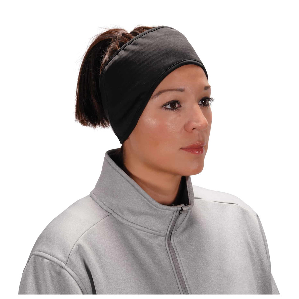 Stirnband N-Ferno 6887, Fleece-Innenfutter, schwarz
