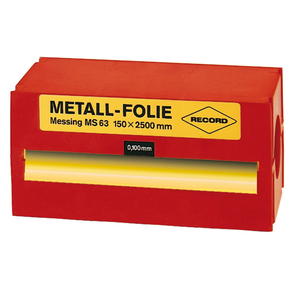Metallfolie Stahl rostfrei 150 x 2500 x 0,300 mm
