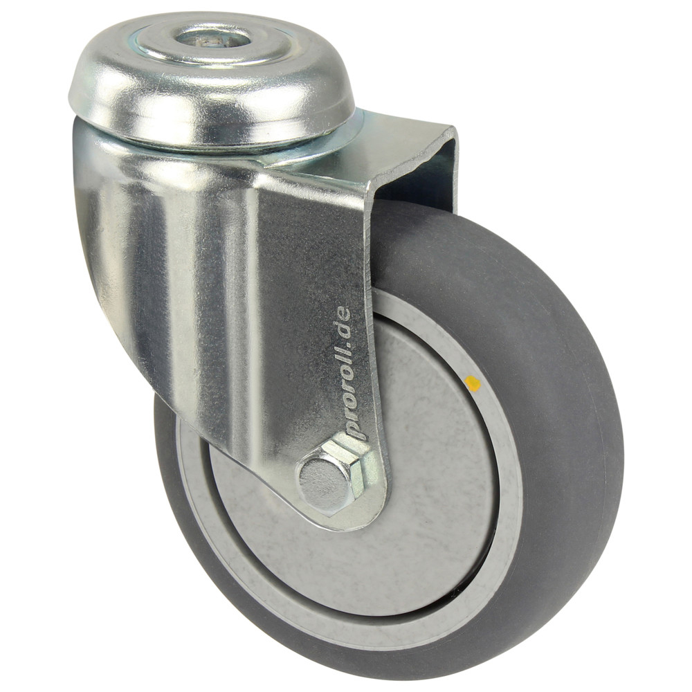 Apparaterolle, ESD, 100 mm, Tragfähigkeit 80 kg, ohne Feststeller