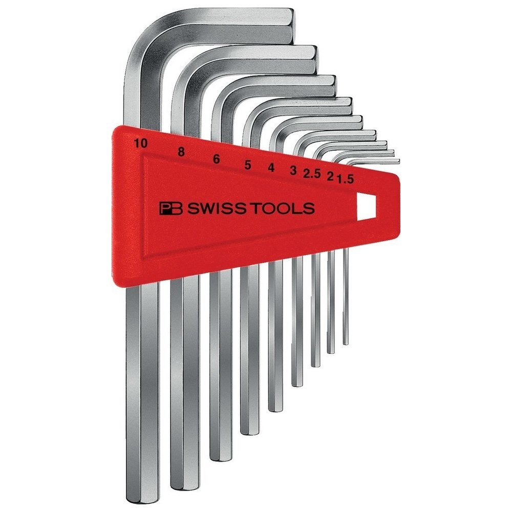 Winkelschraubendreher- Satz im Kunststoffhalter 9-teilig 1,5-10mm PB Swiss Tools