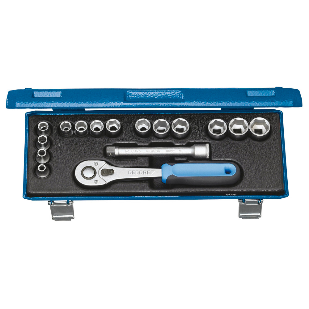 Steckschlüsselgarnitur 3/8" 16-teilig 30 JMU-10