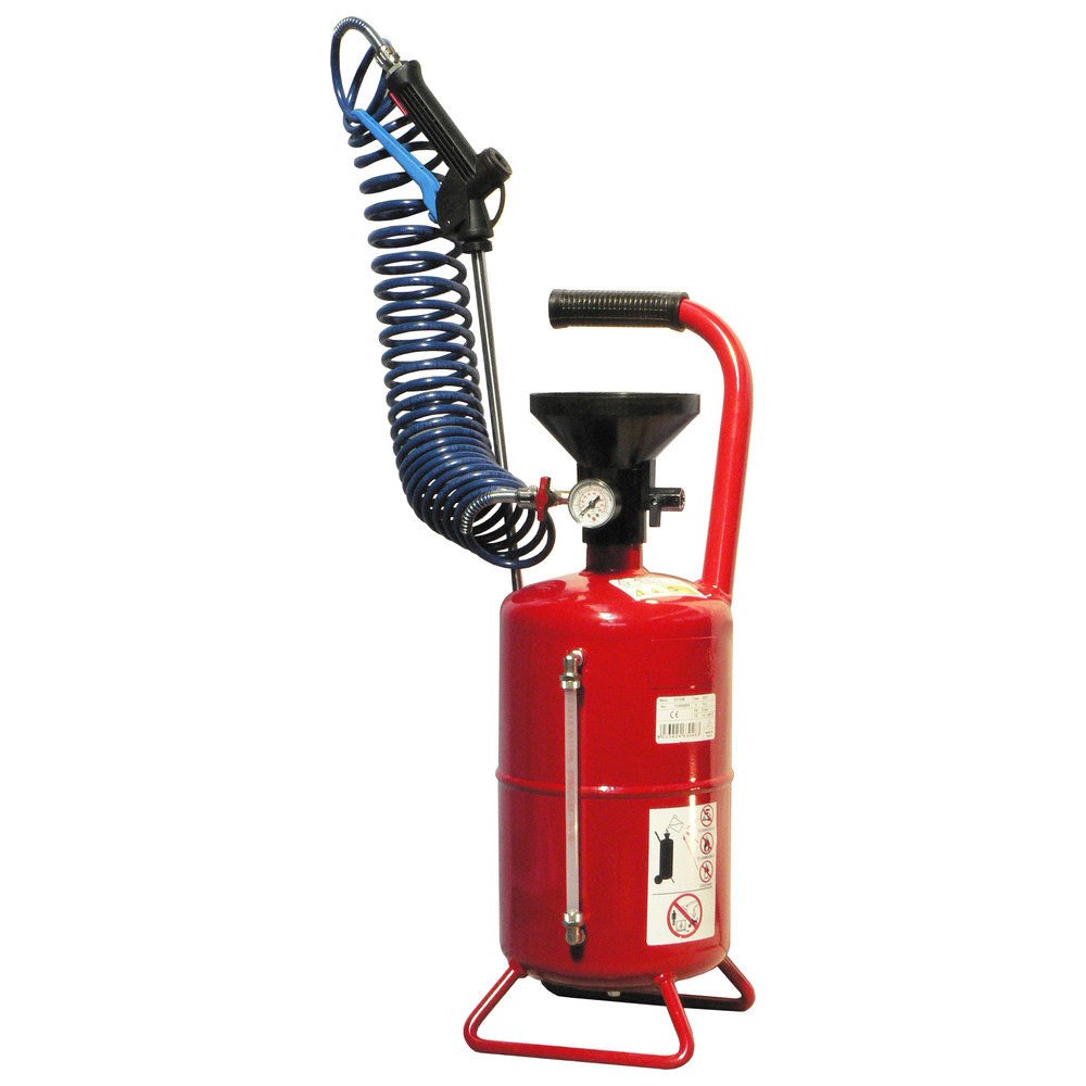 Drucksprüher, Stahl, rot, 10 l