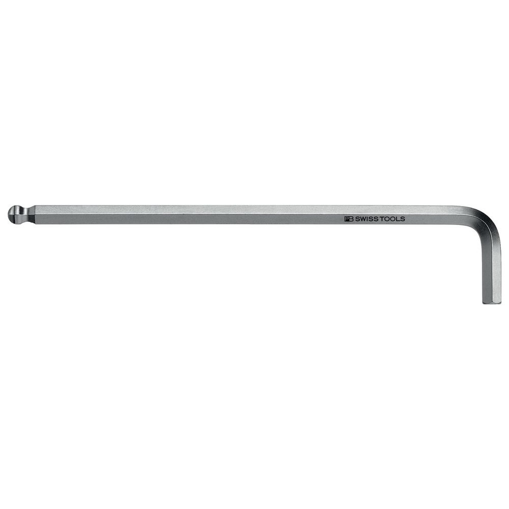 Winkelschraubendreher DIN 911L verchromt 3/32" Kugelkopf PB Swiss Tools