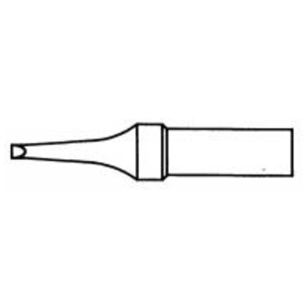 Weller Lötspitze Serie ET, ET R/1,6 x 0,7 mm, gerade, schlank, Bild 2