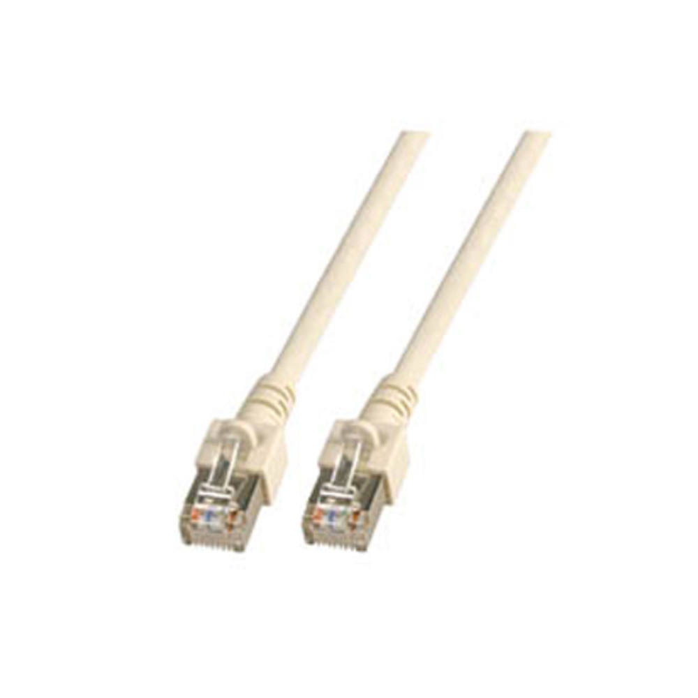 Patchkabel Cat. 5e 2xRJ45 F/UTP, 0,5 m, grau