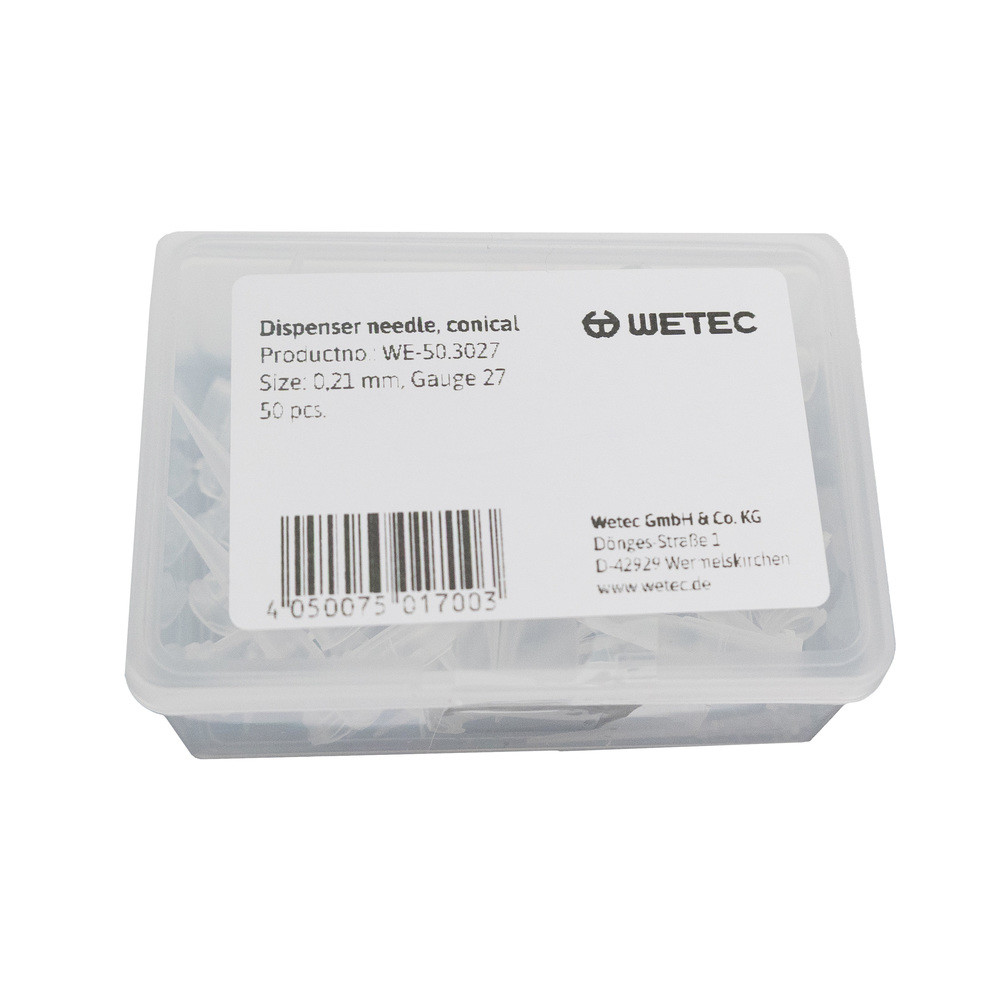 WETEC Kunststoff-Dosiernadel, 0,21 mm / Gauge 27, transparent, Bild 3