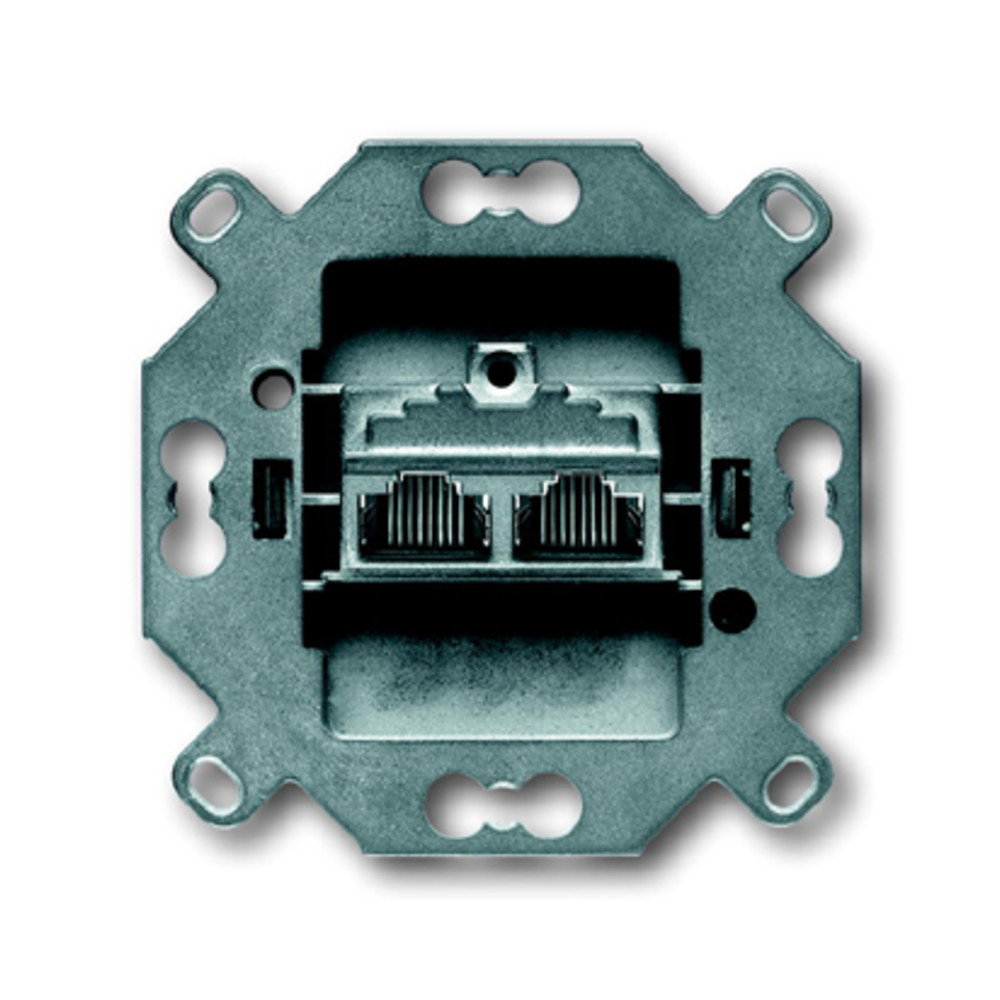 Anschlussdose AMJ45 8/8 Up/0 Cat. 6A, ohne Zentralplatte