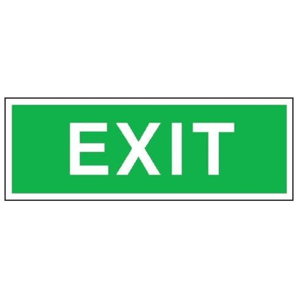 Sicherheitsschild Alu EXIT 300 x 105 mm