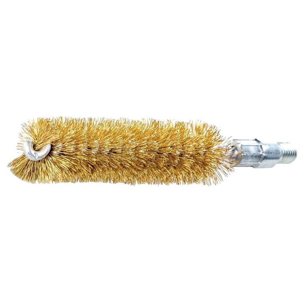 Rohrbürste m. Gewinde M6 Ø18mm, Messinggew.0,15mm Lessmann