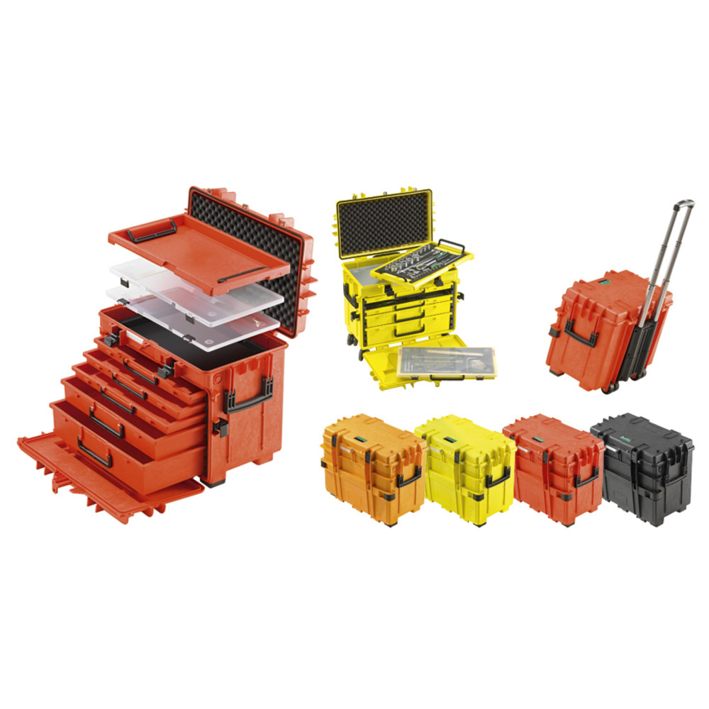 13217 Werkzeug-Trolley leuchtrot