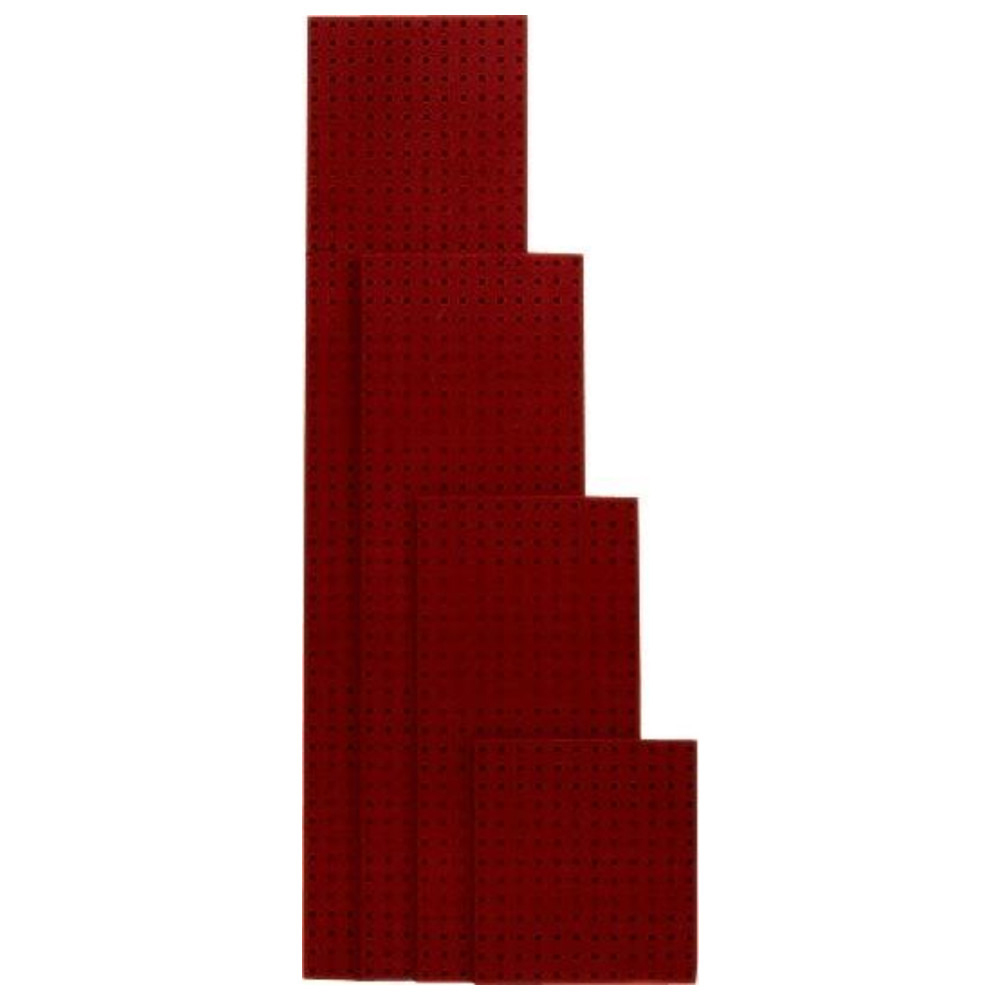 Lochplatte 495 x 457 mm purpurrot RAL 3004