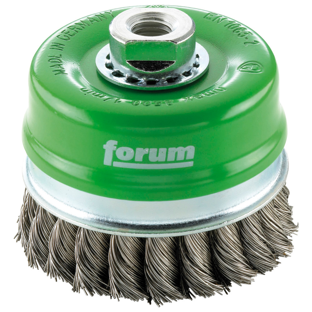 Topfbürste rostfrei M14 80 x 0,50 mm gezopft