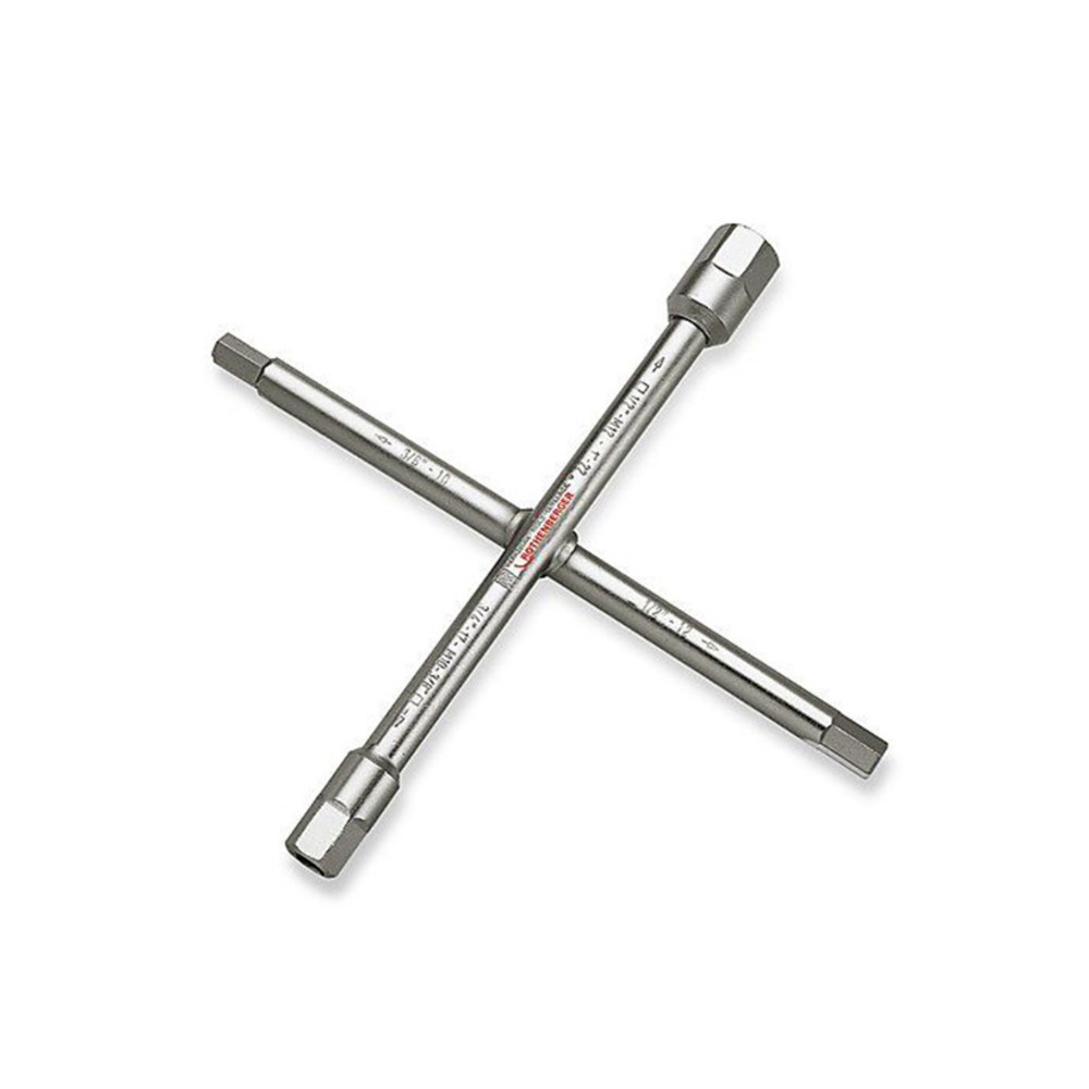 Sanitär-Kreuzschlüssel - Sanitärkreuz 3/8" - 1" 10fach-Funktion