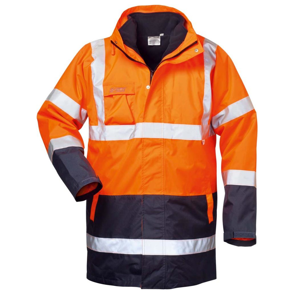 Warnparka Travis, Gr. 2XL, orange/marine