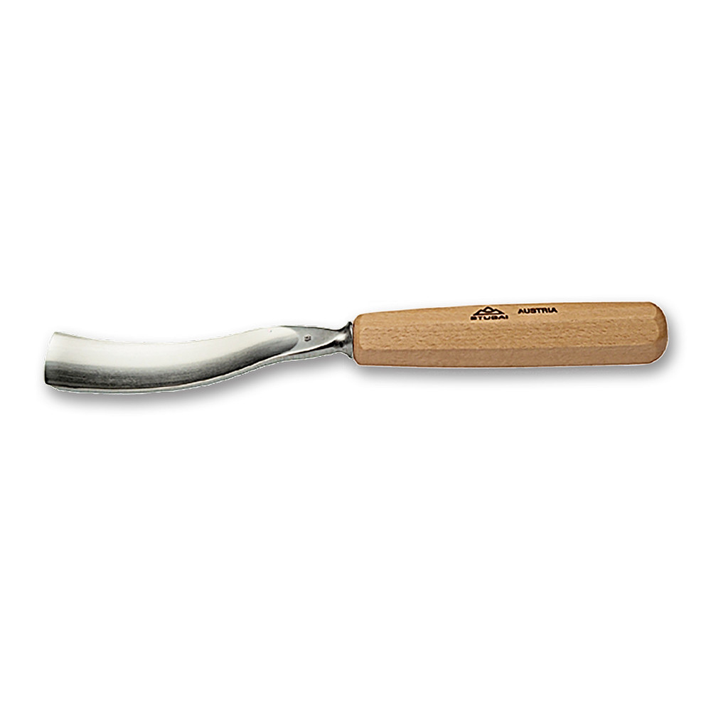 Stechbeitel lang, poliert, Form 16, 30 mm