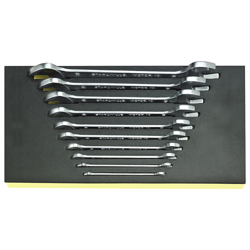 TCS 10/10, 6 x 7-24 x 27 mm Doppelmaulschlüssel 10 teilig in TCS