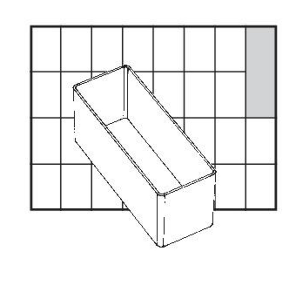 A9-2 Facheinsatz transparent H 47x B 39 x T 109 mm