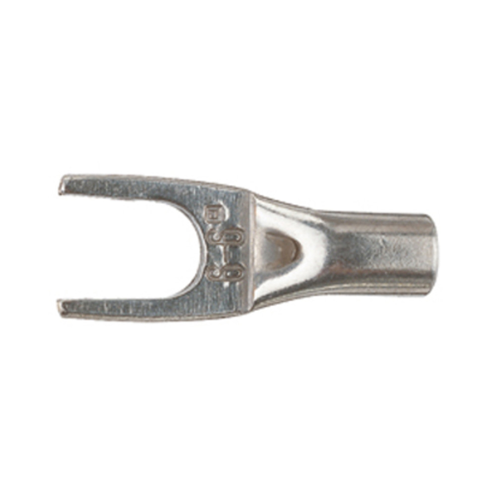 Rohrkabelschuh unisoliert, Gabelform, 10,0 mm², M5