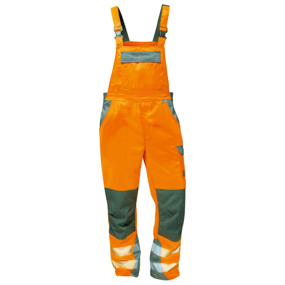 Warnlatzhose Metz, Gr. 54, orange/grau