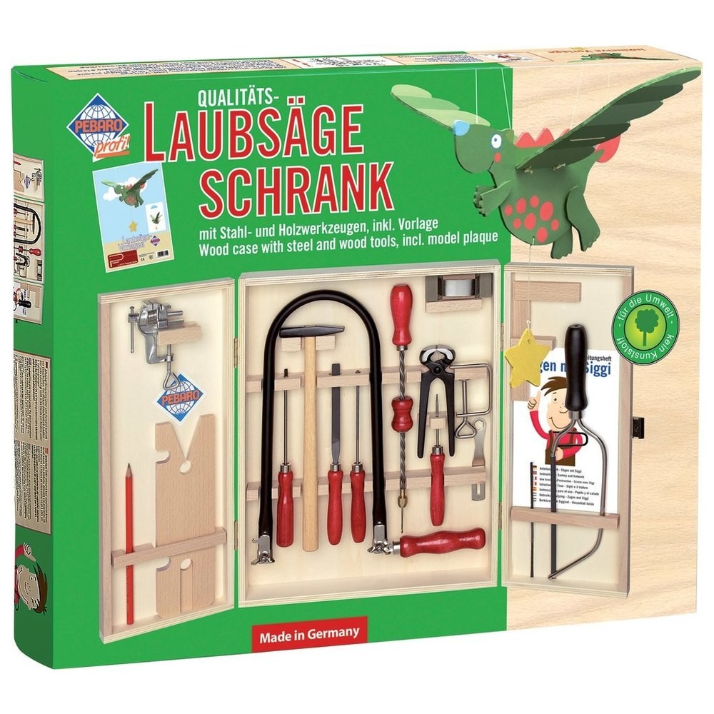 Laubsägeschrank "Öko" Type 401S 19tlg. Bausch