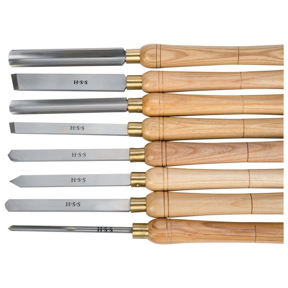 Drechselmesser-Set 8-teilig Holzstar