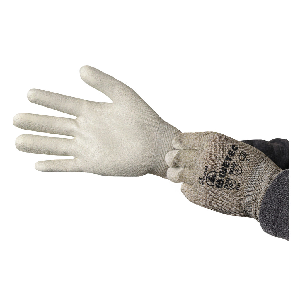 ESD-Handschuhe, nahtlos, L