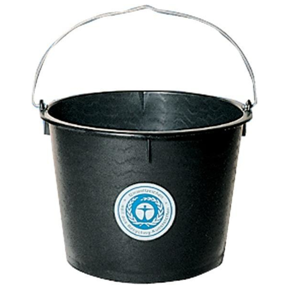 Baueimer Polyethylen-Regeneratgemisch hohe Form, schwarz 10 l