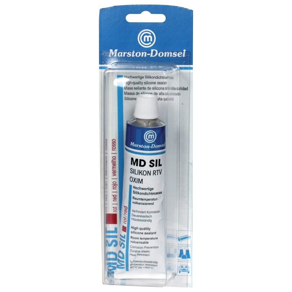 MD-Silikon rot 85g Blisterkarte