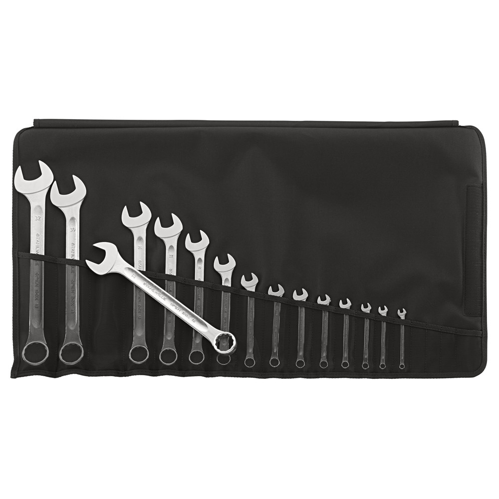 Ringmaulschlüssel-Satz OPEN-BOX Nr. 13/15, in Rolltasche
