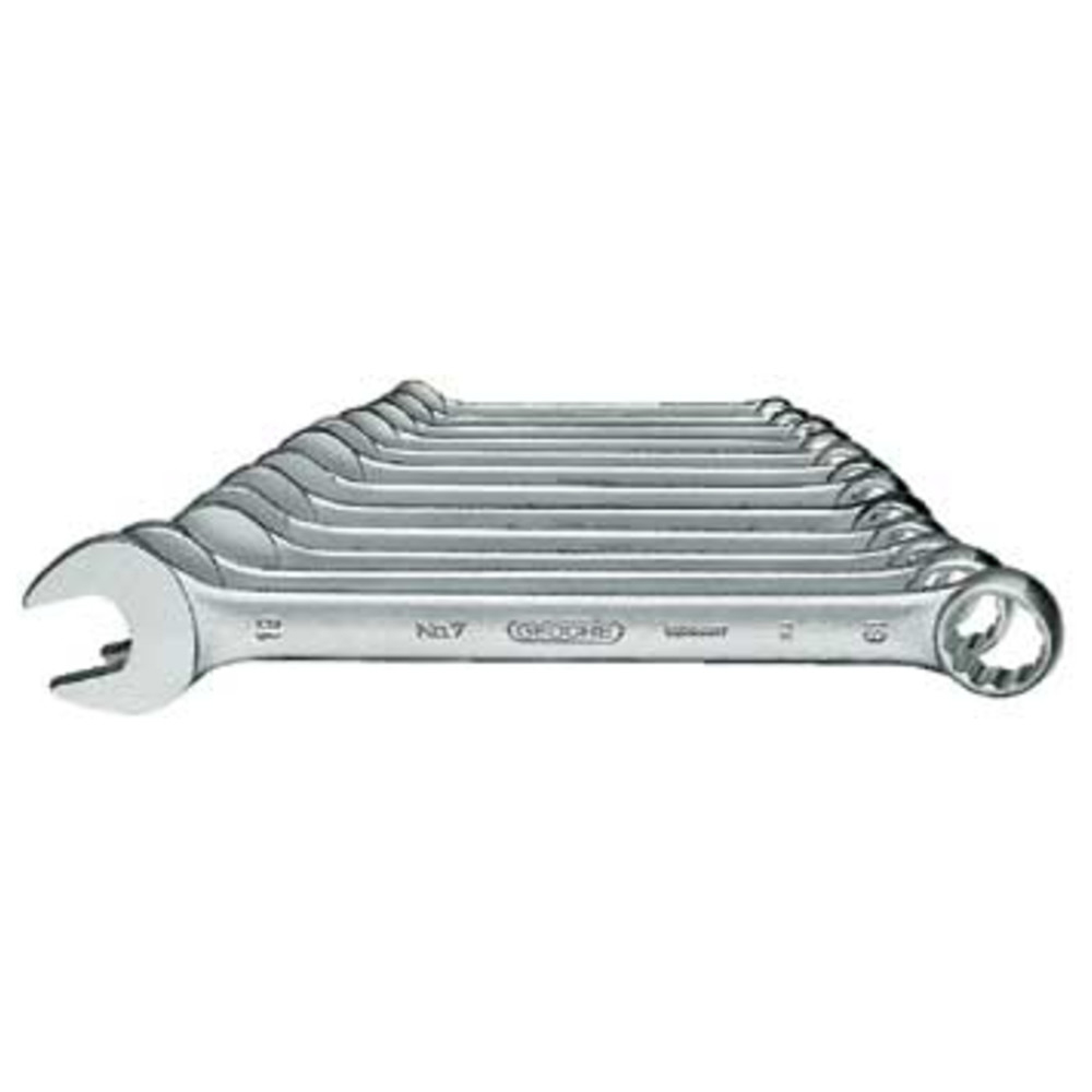 Ringmaulschlüssel-Satz, DIN 3113, 17-teilig, 6-22 mm