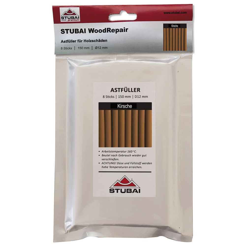 WoodRepair Kompakt-Beutel, Kirsche, 8 Sticks