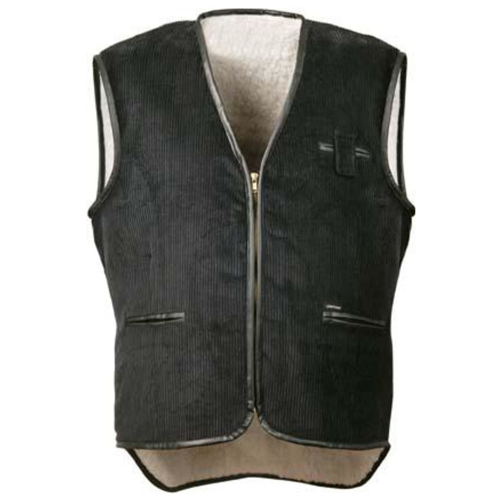 Breitcordweste, Gr. 2XL, schwarz